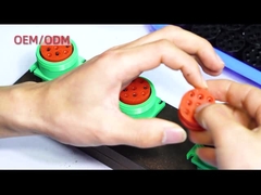 ट्रक के लिए रेड ऑटोमोटिव वायरिंग हार्नेस J1939 9 पिन Deutsch टू Obd2 केबल